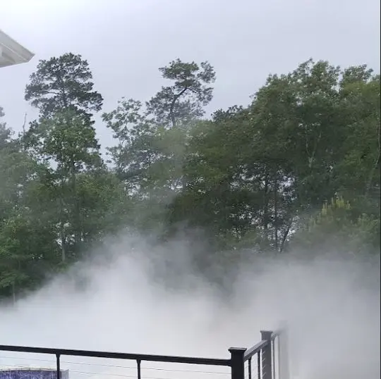 Misting system for special effects from hydrobreeze.com
