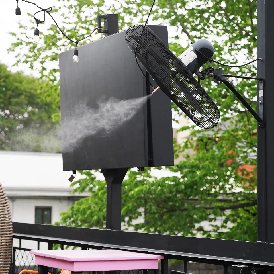 Mistcooling Fans Misting-fan-with-outdoor-rated-fans