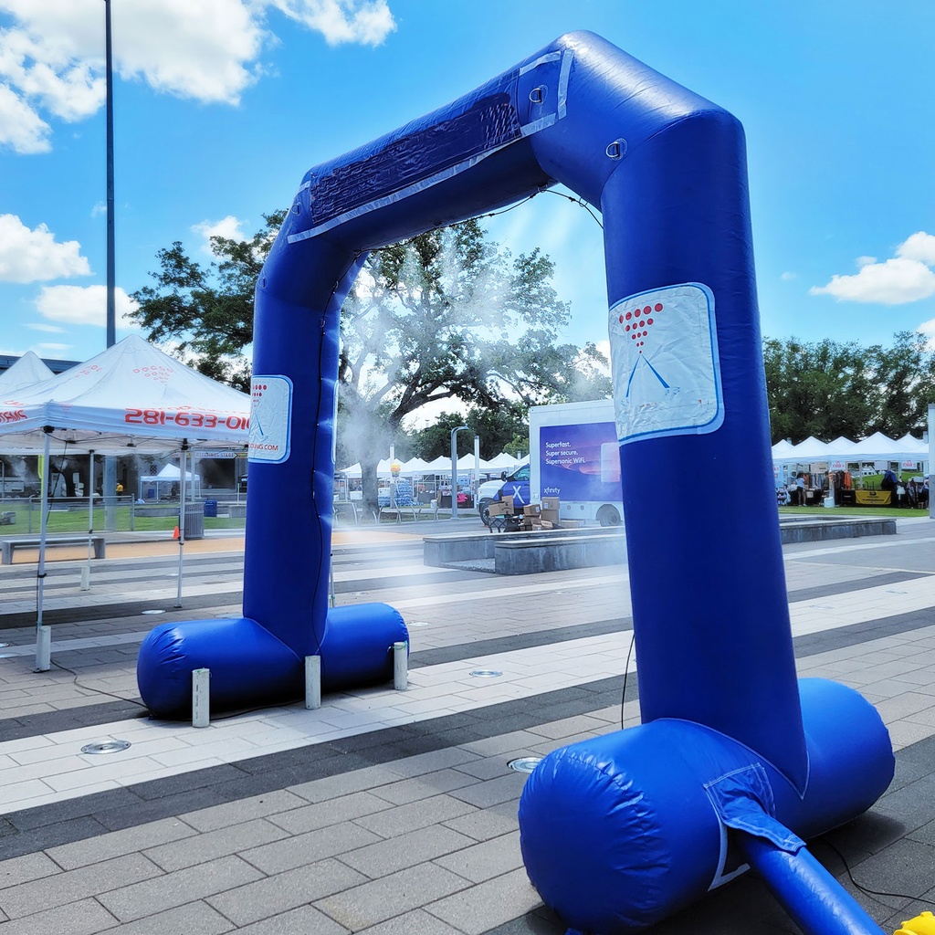 Inflatable Misting Arc - Misting System for Outdoor Events