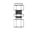 compression bulkhead 1-4 inch female thread x 3-8 inch compression tube.webp