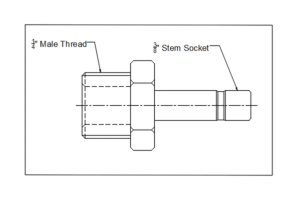 1-4 inch male thread x 3-8 inch stem.webp