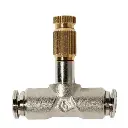 1/4 Inch Drain Valve Tee – Push Lock Fitting for Easy System Maintenance