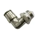 Elbow - 3/8 Inch Thread x 3/8 Inch Push Lock