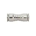 Nickel Plated 1/2 Inch x 3/8 Inch Reducer Push Lock
