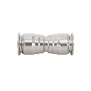 Nickel Plated 1/2 Inch x 3/8 Inch Reducer Push Lock