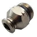 Adapter- 3/8 Inch Thread Male to 1/4 Inch Push Lock
