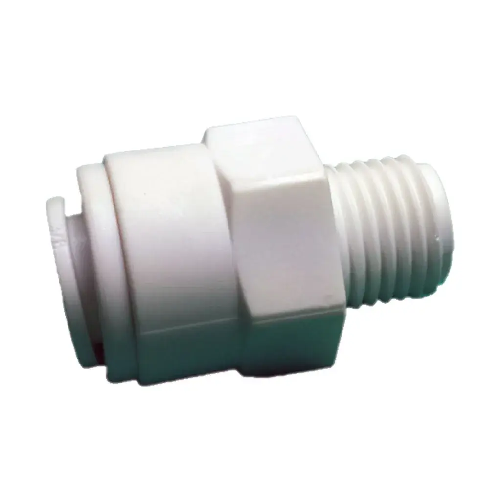 Polypropylene 3/8 Inch Tube OD x 1/4 Inch MNPTF