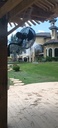 Patio Misting Fan - Outdoor Fan 18 Inch Oscillating - High Pressure - With Center Hub
