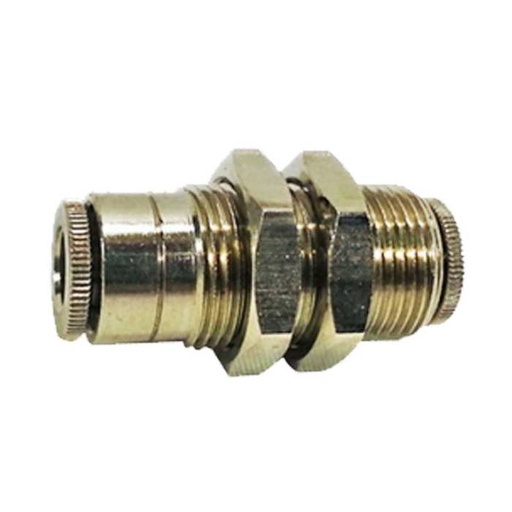 [MC52640] 1/4" Bulkhead Push Lock Fitting – Quick & Secure Connection