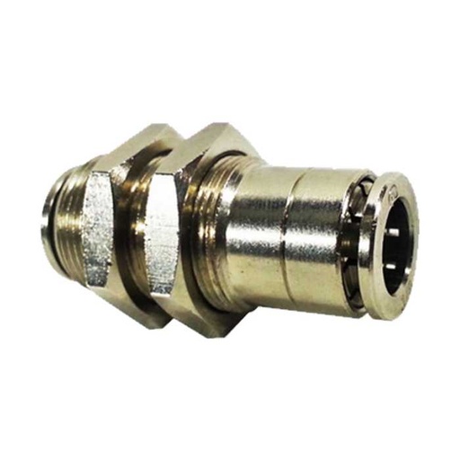 [MC57280] 3/8" Bulkhead - Push Lock Fitting for Secure Connections