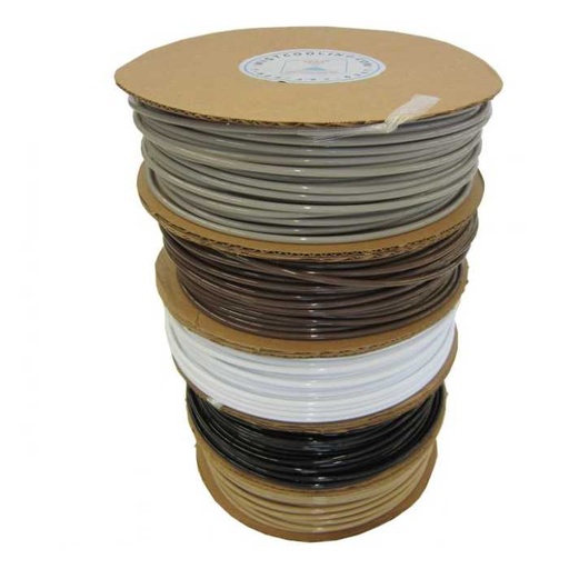 [MC72050] 3/8 Inch High-Pressure Nylon Tubing – 500 Ft Roll (Black)