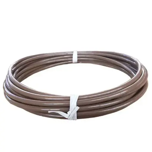 [MC73314] Nylon Tubing - High Pressure - 1/4 Inch - Dark Brown - 100 Ft Roll