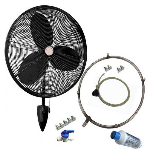 [MC22096] Outdoor Misting Fans - Wall Mount Fans - 24 Inch Oscillating Fan - Wall Mount Fan | Patio Fan