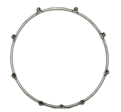 [MC11209] Misting Fan Ring - Stainless Steel - 15 Inch - 8 Nozzles 