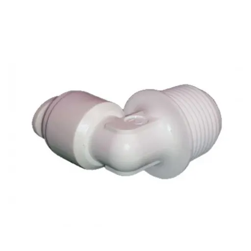 [MC57045] Polypropylene-3/8 Inch Tube OD x 1/4 Inch MNPTF Elbow