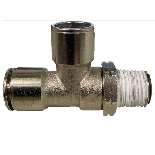 [MC60961] 3/8" Male Thread x 3/8" Push Lock Tube Tee – Secure & Efficient Connection